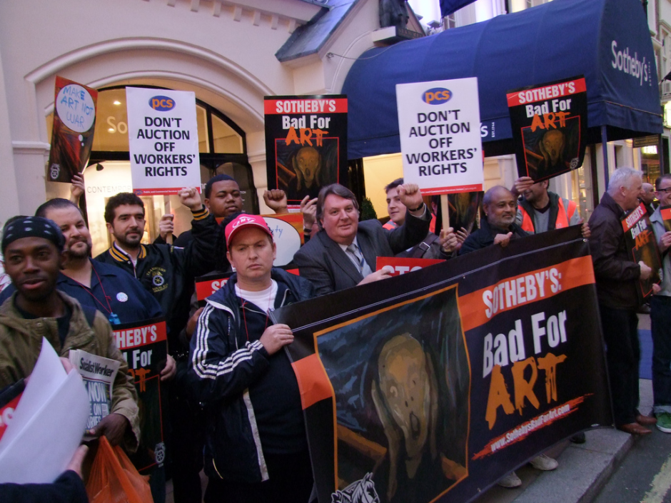 Southerbys protest