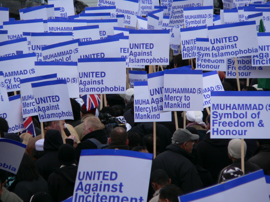 Islamophobia protest