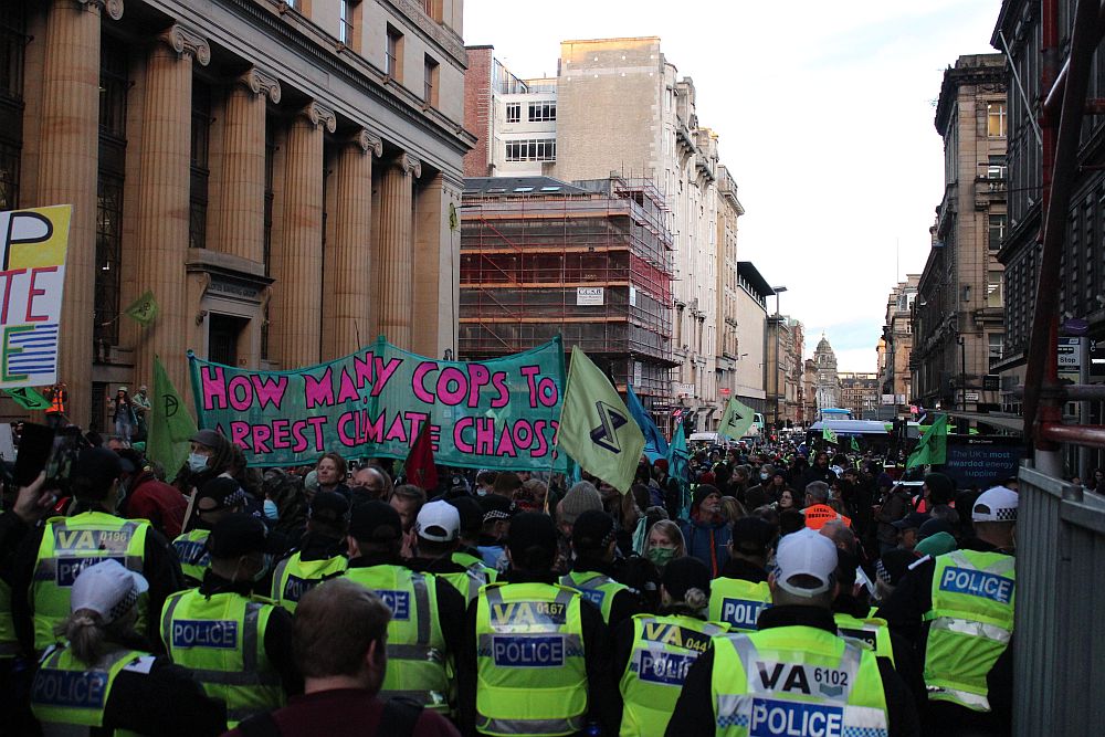 CALLOUT Tell Netpol about oppressive policing during COP26 protests